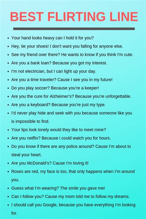 flirty bet ideas with a girl|111 Pick Up Lines for Flirting .